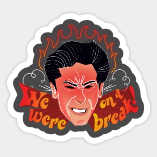 Red Ross Sticker